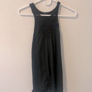 H&M black shirt with design on front